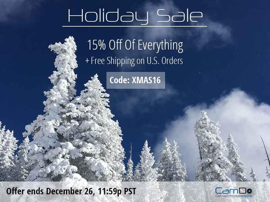 CamDo Solutions Holiday Sale: 15% Off Of Everything!