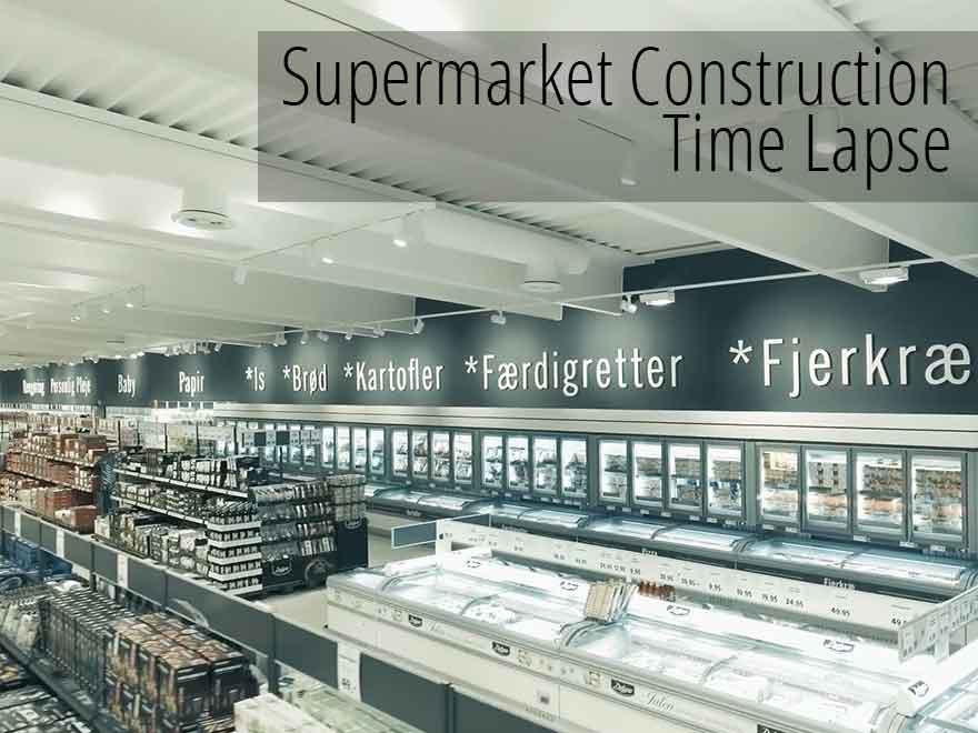 Customer Footage Highlight: Lidl Supermarket Construction Time Lapse Video