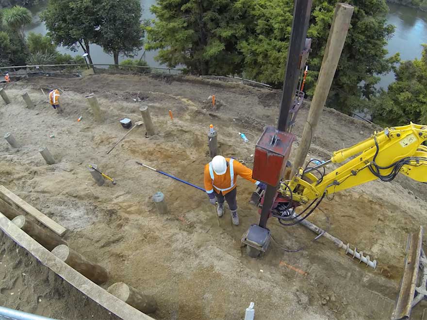 Customer Footage: Creative Construction Time Lapse Video of City Park Construction