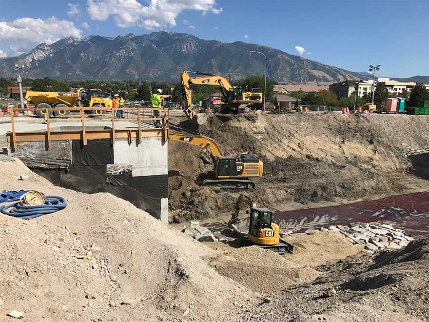 Customer Footage: Utah Department of Transportation Underpass Construction Time Lapse