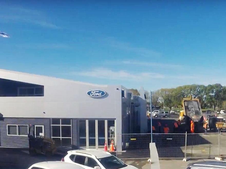 Customer Footage: Gluyas Motor Group Construction Time Lapse