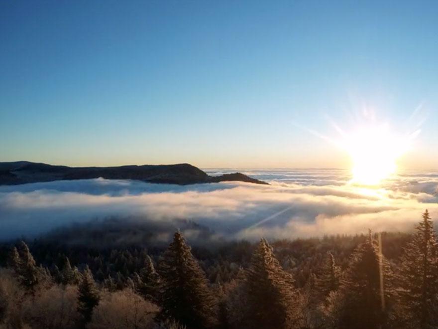 Customer Footage: Extreme Cold Winter Time Lapse in Pisgah National Forest