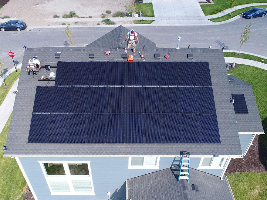 Customer Footage: Solar Panel Installation Time Lapse on a Residential Home