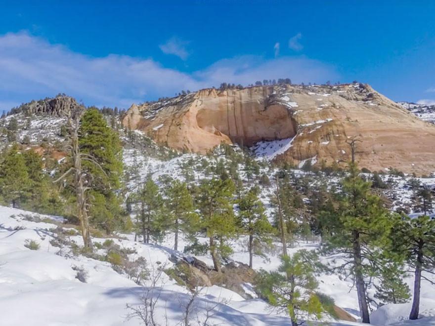 Customer Footage: Winter-to-Spring Season Transition Time Lapse in Zion National Park by Derrick Lytle