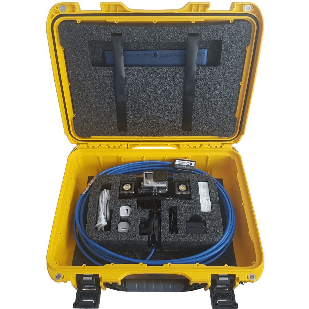 cable telescoping fish pole Underwater WiFi Cable and Light weight Telescopic Pole Inspection Pack
