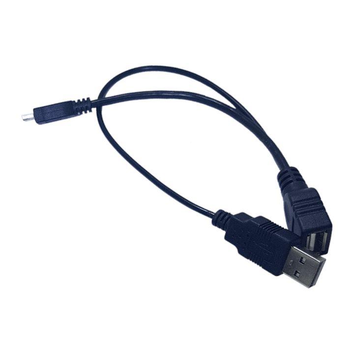 USB OTG Cable for BlinkX, A Female/A Male/Micro-B 5pin, 1 ft Cable CamDo Solutions
