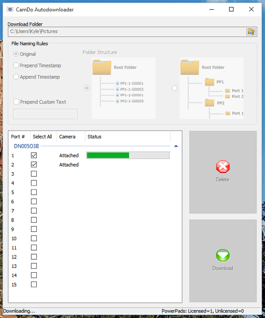 Grab Auto-Download Software for Cambrionix - CamDo Solutions